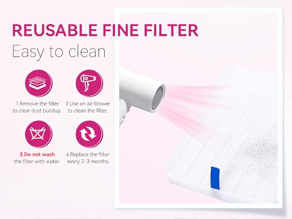 Nail Dust Collector Filter