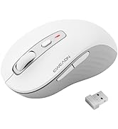 EWEAND C1 Wireless Mouse, Dual-Mode 2.4 G/Bluetooth Mouse with 5 Adjustable DPI Levels up to 4000...