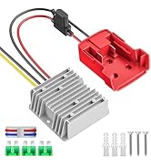 18V to 12V Step Down Converter for Milwaukee M18 Power Wheels Battery Adapter DC 12V 20A 240W Buc...