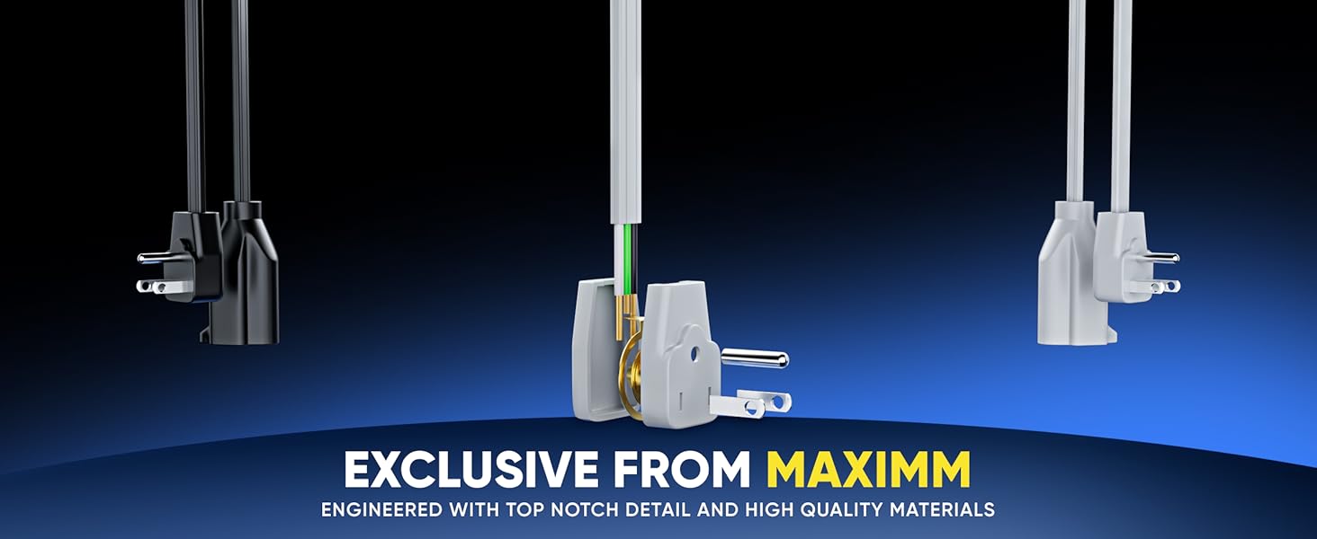 power cord 14 awg 3 ft extension cord 3 prong flat plug white 14 awg power cord 2 ft extension cord