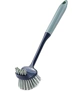 DSV Standard Scrubber Brush Dish for Kitchen with Stiff, Durable Bristles - Kitchen Sink Cleaning...