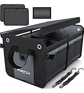 FORTEM Car Trunk Organizer, SUV Trunk Organizer, Car Storage Organizer, Collapsible Multi Compart...