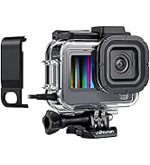 SOONSUN Skeleton Case with Side Door for GoPro Hero 13 12 11 10 9 Black, Side Open Protective Hou...