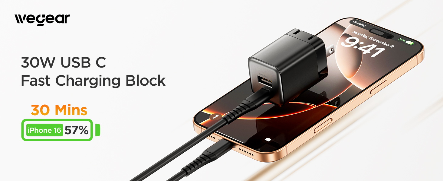 usb c fast charging block