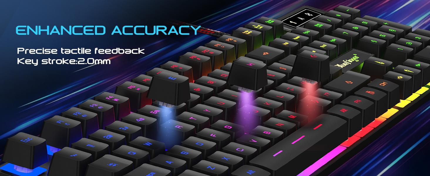 mouse and keyboard combo light up keyboard 