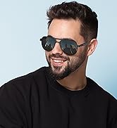 LUENX Aviator Sunglasses for Men Polarized Trendy Shades Driving UV 400 Protection
