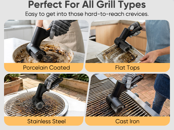 automatic grill cleaner