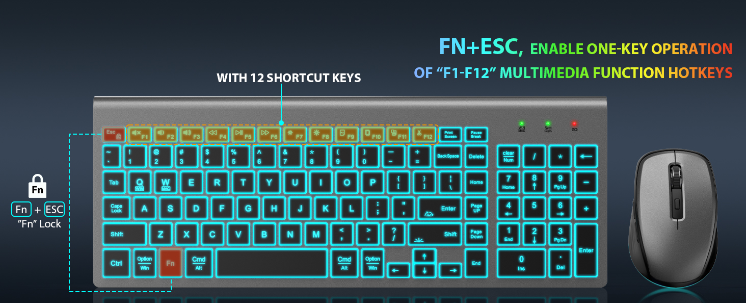 ultra slim keyboard and mouse
