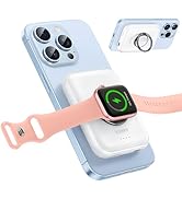 RORRY for Magsafe Portable Charger, [for iPhone &amp; iWatch][Simultaneously Fast Charging] Wireless ...