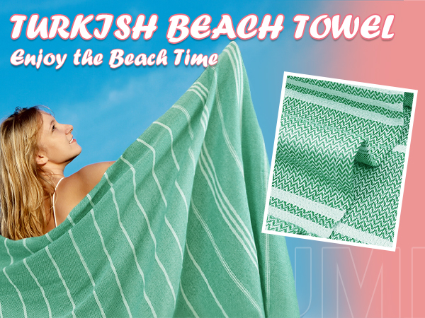 12 Pack Turkish Beach Towel
