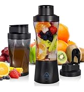 Personal Blender Wireless 24oz Cordless Mini 360 Watt Portable Blender-for Smoothies Freshly Sque...