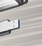 Orlian 1TB External Portable SSD USB Solid State Drive Up to 1000MB/s USB 3.2 Gen 2 Dual Drive Ty...