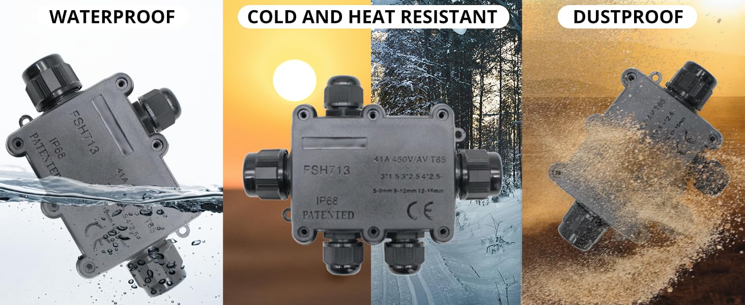 External Power Cord Junction Boxes