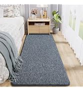 Chicrug Modern 2x6 Runner Rugs for Bedroom Living Room, Memory Foam Low-Pile Hallway Carpet Runne...