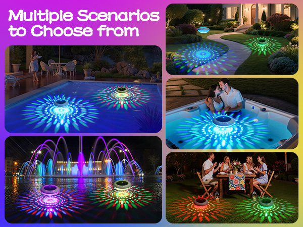 pool floating lights