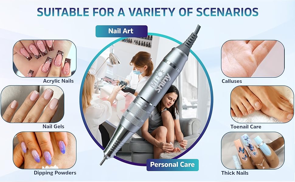 acrylic nail drill; electric nail drill; professional nail file electric; nail drill; rechargeable n