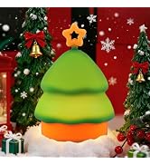 Gefaxi Squishy Christmas Tree Night Light with RGB Modes Dimmable Nursery Breastfeeding Nightligh...