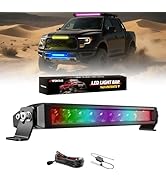 4WDKING Patented RGB Offroad LED Lights Driving/Fog/Pod Lights LED Bar with APP Remote Control fo...