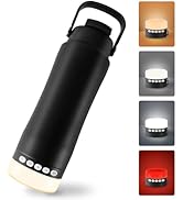 KAKULO Camping Lantern with Water Bottle - Modular LED Lights with 5 Modes, Rechargeable Lamp for...