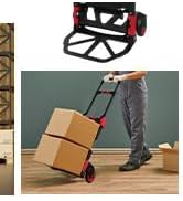 2-in-1 Folding Hand Truck Dolly 330LB Load Carrying Foldable Dolly