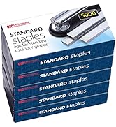 Officemate Standard Staples, 5 Boxes General Purpose Staple, 5000 Staples/Box (91925)