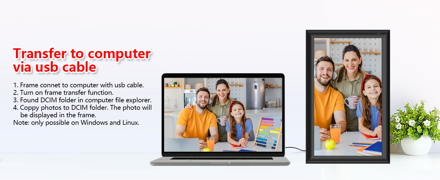 15.6inch FRAMEO Digital Photo Frame Digital Picture Frame
