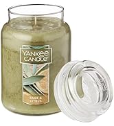 Yankee Candle Sage &amp; Citrus Scented, Classic 22oz Large Jar Single Wick Candle, Over 110 Hours of...
