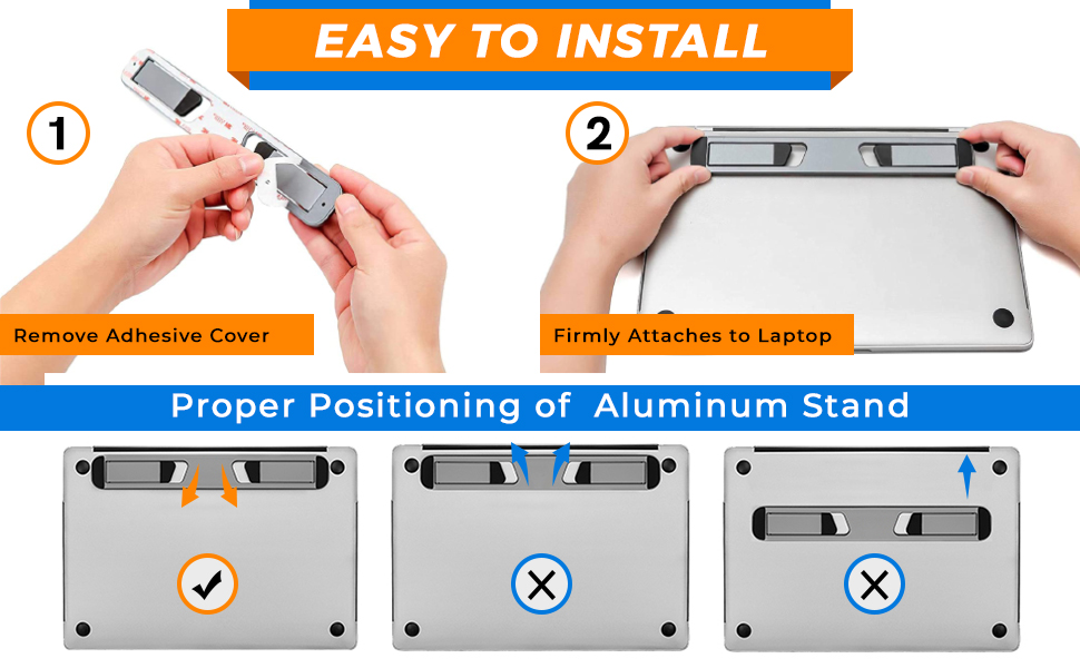 Easy install aluminum stand