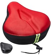 Zacro Bike Seat Cushion - Gel Padded Bike Seat Cover for Men Women Comfort, Extra Soft Exercise B...