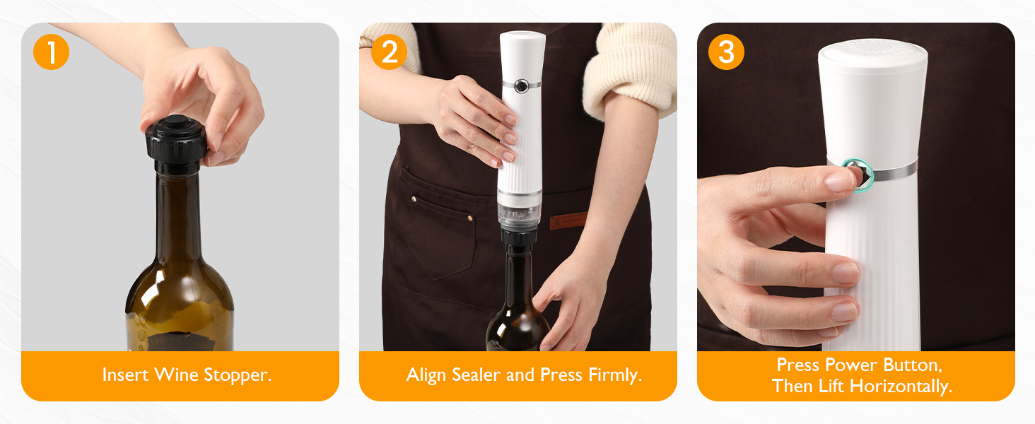 Sunvivi Portable Vacuum Sealer with Automatic Air Sealing Reusable Bags