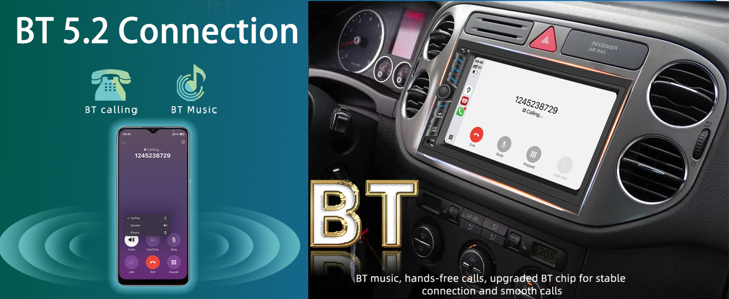 car stereo with bluetooth