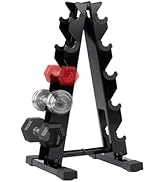 Dumbbell Weight Rack Stand Only - 260 LBS Weights Capacity, A-Frame Dumbbell Weight Rack Dumbbell...