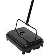 Eyliden Carpet Sweeper, Mini Size Lightweight Hand Push - No Noise, Non-Electric, Easy Manual Swe...