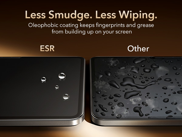 Less Smudge. Less Wiping.