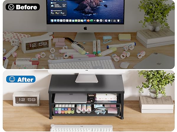 monitor stand for desk organizers and accessories computer stand riser office organization desktop 