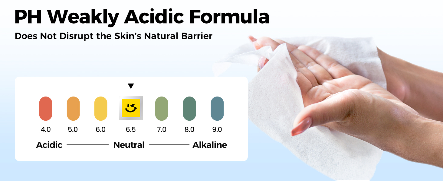PH Weakly Acidic Formula Does Not Disrupt the Skin&amp;#39;s Natural Barrier
