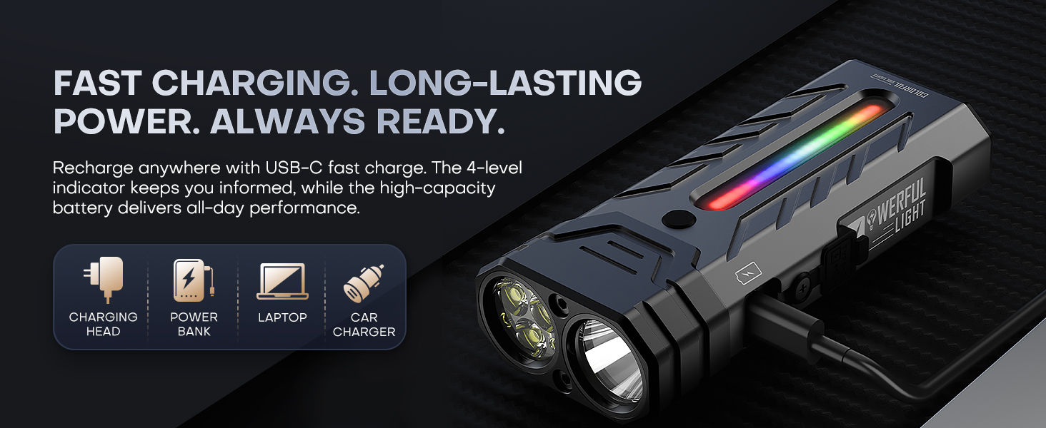 flat led flashlight