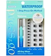 i-ENVY Press&amp;Go Waterproof Self-Adhesive Eyelashes, No Glue Needed 22 False Lash Clusters, Reusab...