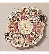 ROKR 3D Wooden Puzzles for Adults Mechanical Clock Kits-Zodiac Clock, DIY Clock Model Building Ki...
