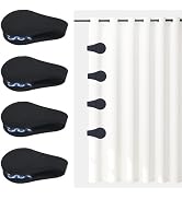 Magnetic Silicone Shower Curtain Clips for Liners,Self-Adhesive Shower Curtain Magnetic Keeper,Wi...