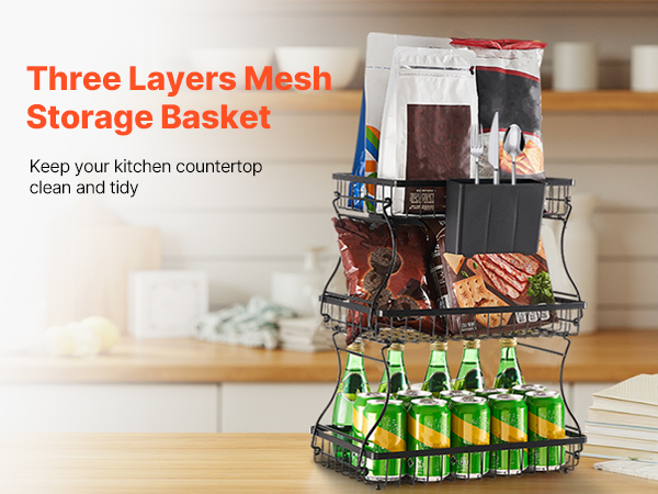 2/3 tier fruit basket