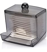 Tbestmax 10oz Qtip Holder Dispenser, Big Cotton Swab Holder Bathroom Accessories Organizer for St...