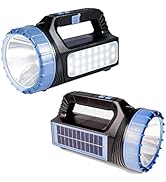 Solar Flashlights, Solar Flashlight Flashlights For Multi Function 8000 Lumens Led Flashlight Wit...