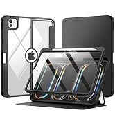 MoKo for iPad Pro 11 Inch Case (M5/M4) 2025/2024 with Pencil Holder, [Built-in Screen Protector],...