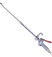 High Volume Powerful Industrial Air Blow Gun, 17-26 Inch Extensible Stainless Steel Air Flow Nozz...