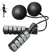 Cordless Jump Rope for Fitness with Indoor Jumping Rope Weighted Ropeless Skipping Jump Rope for ...