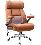 Office Chair, 5D Flip Arm Ergonomic Desk Chair with Adjustable Lumbar Support for Back Pain, Extr...