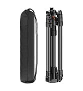 Product photo showing black tripod or stand in two positions - collapsed/folded and fully extended vertical position.