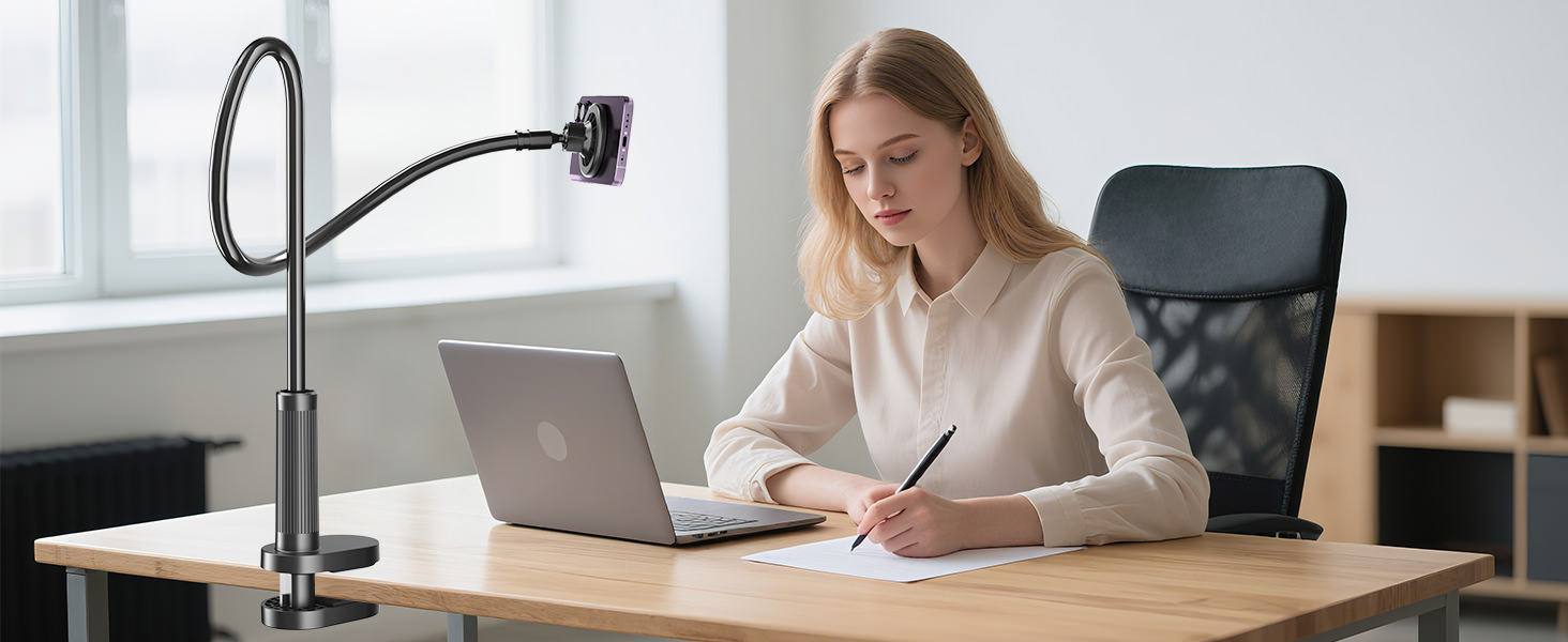 Gooseneck Phone Holder for Bed