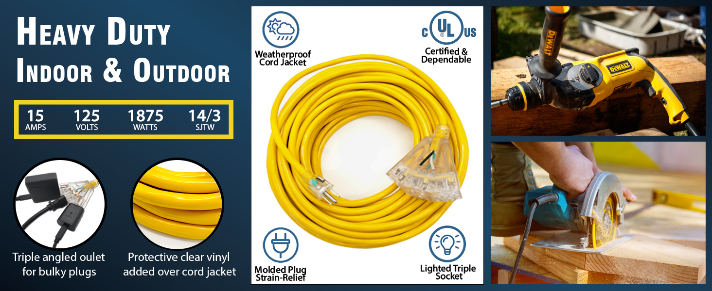 outdoor extension cord waterproof extension cord heavy duty extension cord splitter outdoor